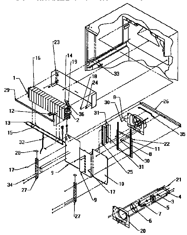 Evaporator area