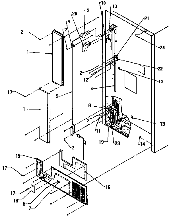Cabinet back