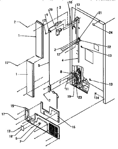 Cabinet back