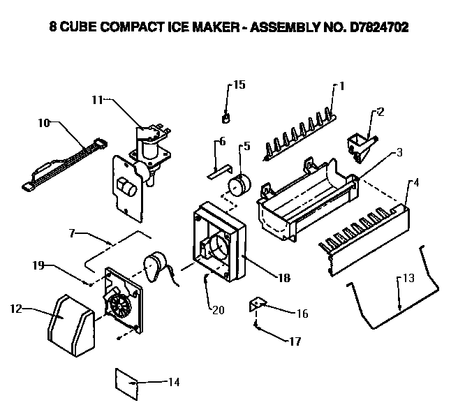 Icemaker compact
