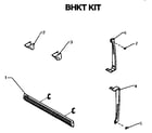 Amana TS18R2-P1158411W accessory kit parts diagram