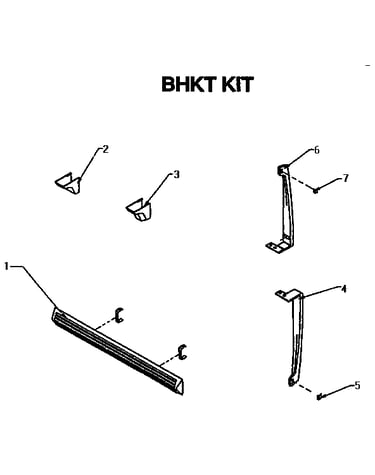 Accessory kit parts