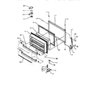 Amana TX21R2-P1157609W freezer door diagram