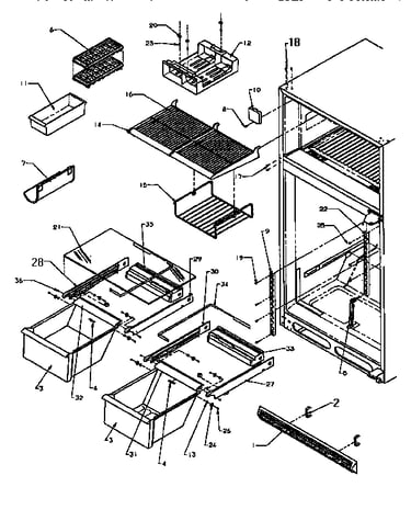 Cabinet shelving