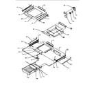 Amana TX21R2-P1157609W cabinet shelving diagram