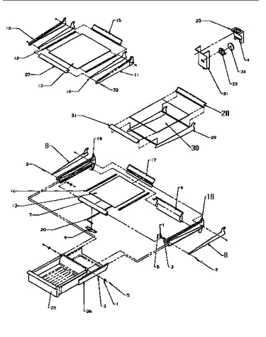 Cabinet shelving