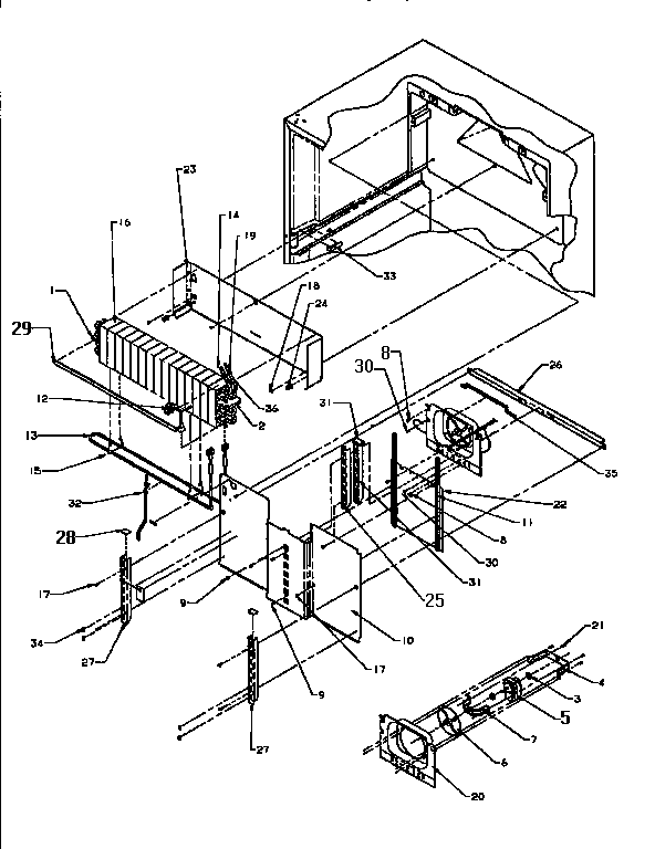 Evaporator area