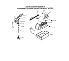 Amana TX21R2-P1157609W add-on ice maker assembly diagram