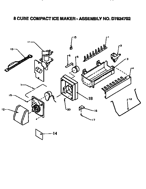 8 CUBE COMPACT ICE MAKER