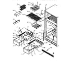 Amana TX22R2-P1157706W cabinet shelving diagram