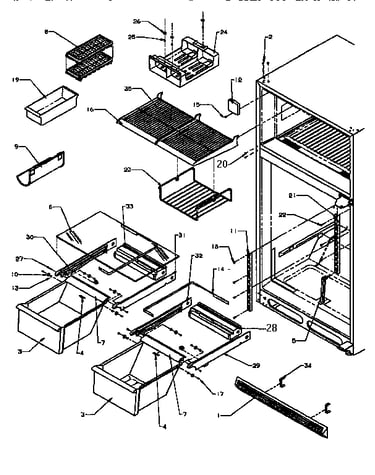 Cabinet shelving
