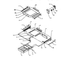 Amana TX22R2-P1157706W cabinet shelving diagram