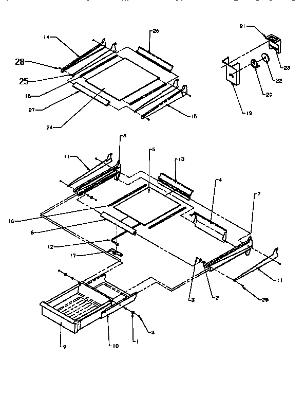 Cabinet shelving