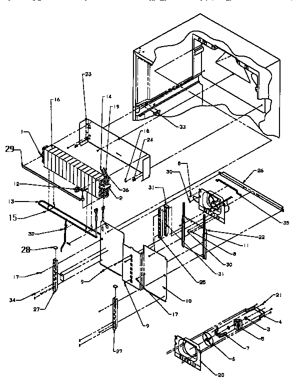 Evaporator area