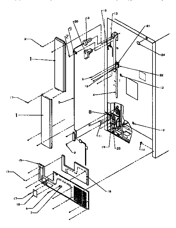 Cabinet back