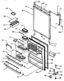 Refrigerator door