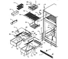 Amana TXI21R2-P1168012W cabinet shelving diagram