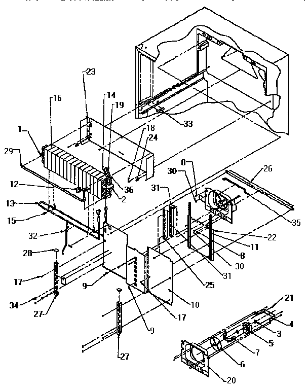 Evaporator area