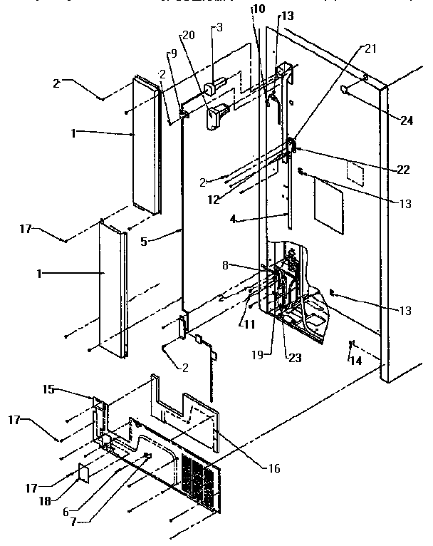 Cabinet back