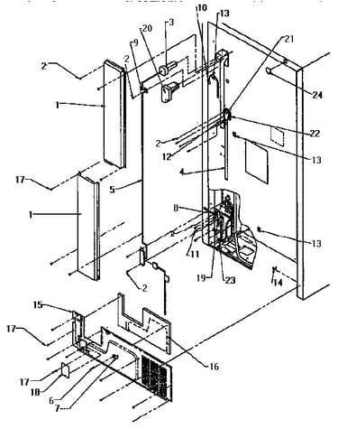 Cabinet back