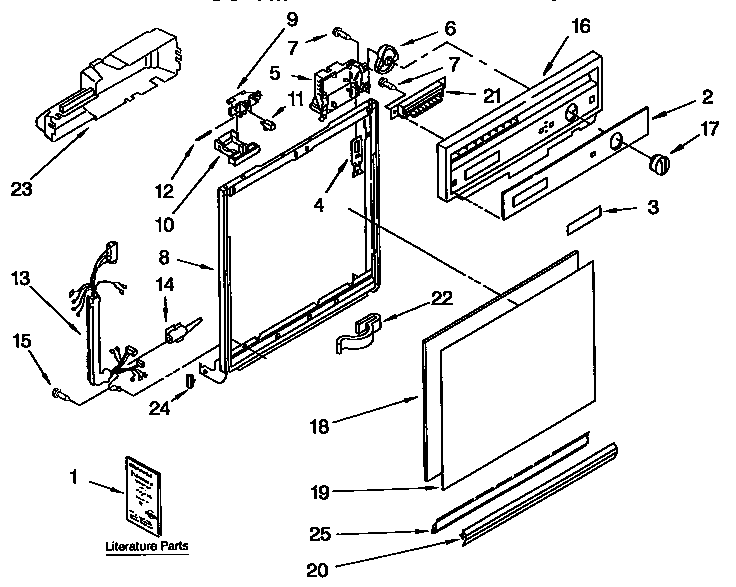 Frame and console