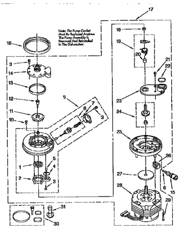Pump and motor