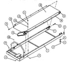 Universal/Multiflex (Frigidaire) 560254 walking belt assembly diagram