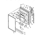 Kenmore 1069751710 refrigerator door diagram