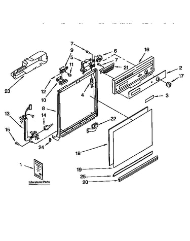 Frame and console
