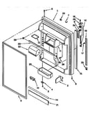 Refrigerator door