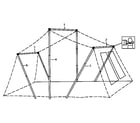 Sears 71877019 frame assembly diagram