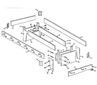 Sears 52725176 leg and frame assembly diagram
