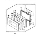 Kenmore 7218924190 door diagram