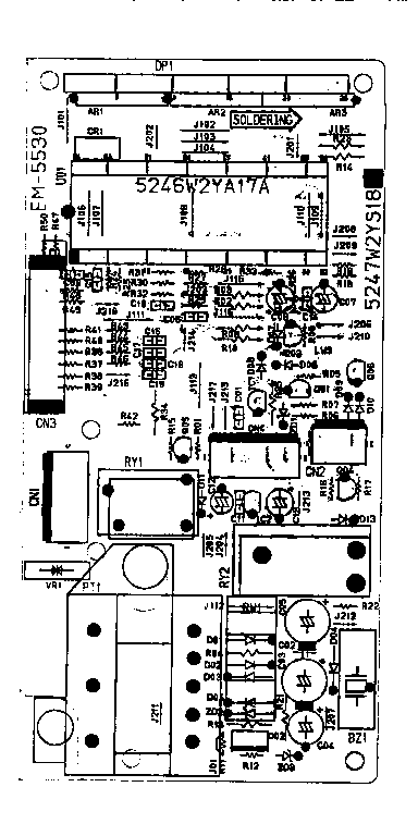 Power and control circuit board