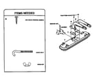 Kenmore 92010191 burner and installation diagram