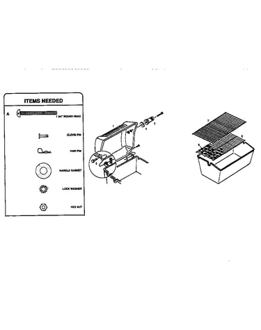 Grill lid, grate installation