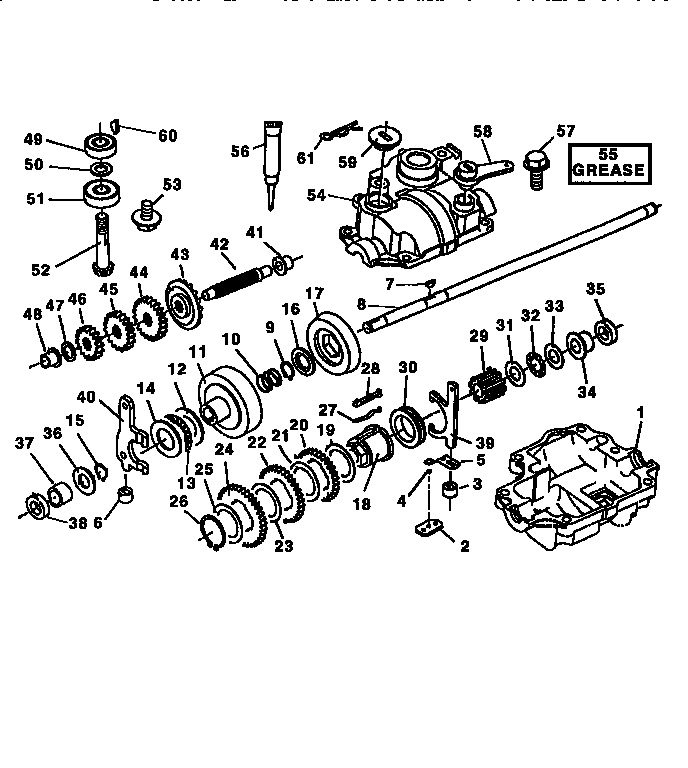 Gear case assembly 145085