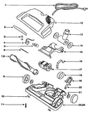 Nozzle and motor assembly
