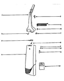 Handle and bag housing