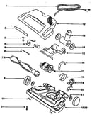 Nozzle and motor assembly