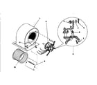 ICP PGMD42H060A replacement, blower-all models diagram