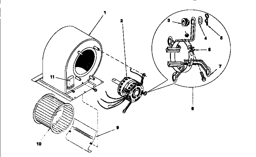 Replacement, blower - all models