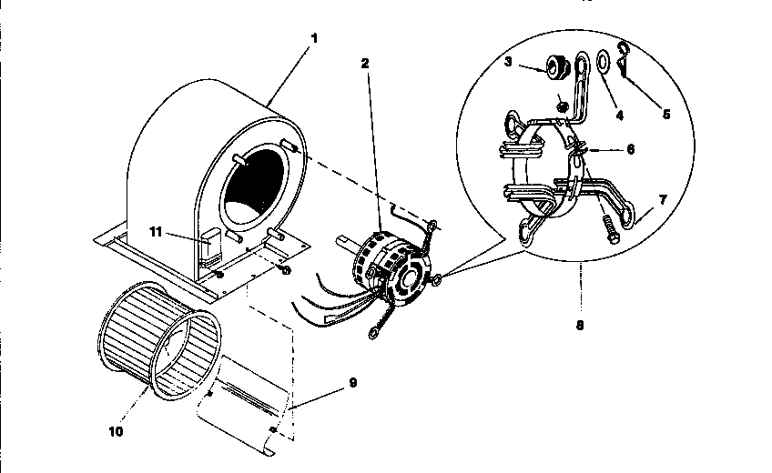 Replacement, blower - all models