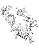 Handle and upper boom assembly