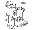 Kenmore 920158110 deluxe cart and side burner diagram