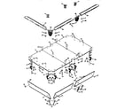 Sears 52725191 table top assembly diagram