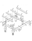 Frame and leg assembly