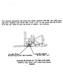 Vertical adjustment instruction