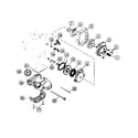 Ryobi 990R clutch,starter module&fuel tank diagram