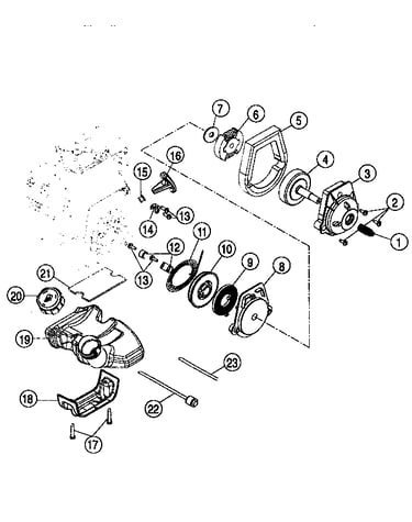 Clutch,starter module & fuel tank